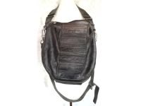 Leder-Tasche Beutel Shopper Hobo-Bag LIEBESKIND schwarz grau-blau Berlin - Charlottenburg Vorschau