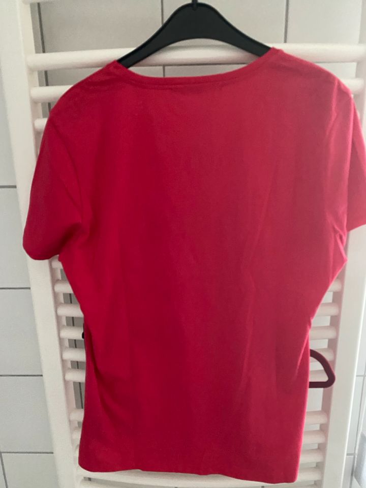 Karl Lagerfeld Shirt, pink/rot, Größe 40 in Lüdenscheid