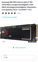 Samsung 980 M.2 SSD 2TB Vahr - Neue Vahr Nord Vorschau