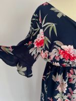 Sommerkleid dunkelblau mit Blumen Berlin - Hohenschönhausen Vorschau