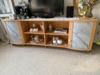 Sideboard Schrank Holz grau Marmor Wood grey marble sideboard Friedrichshain-Kreuzberg - Friedrichshain Vorschau