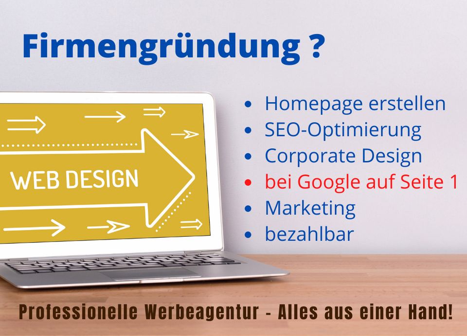 Premium Web Agentur - Homepage erstellen lassen - Webseite designen - Homepageerstellung - Website Design Onlineshop - Online Shop - Webdesign Logo SEO Optimierung Grafik Grafiker Wordpress in Düsseldorf