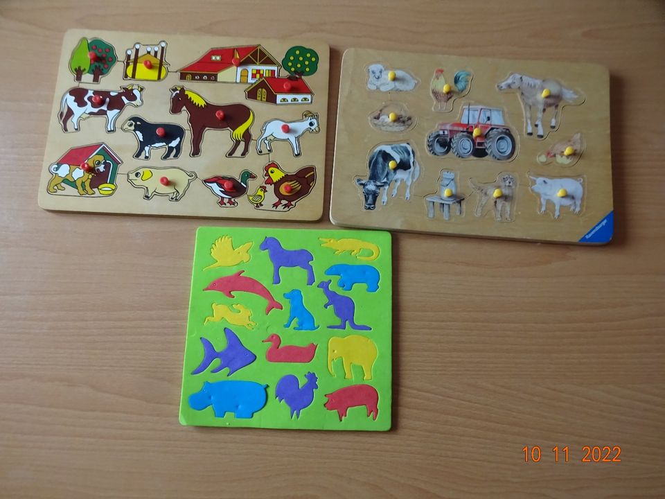 Holzpuzzles in Krayenberggemeinde