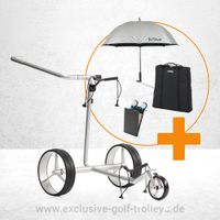 JuStar Carbon light Golftrolley Komplett-Set Nordrhein-Westfalen - Bergisch Gladbach Vorschau