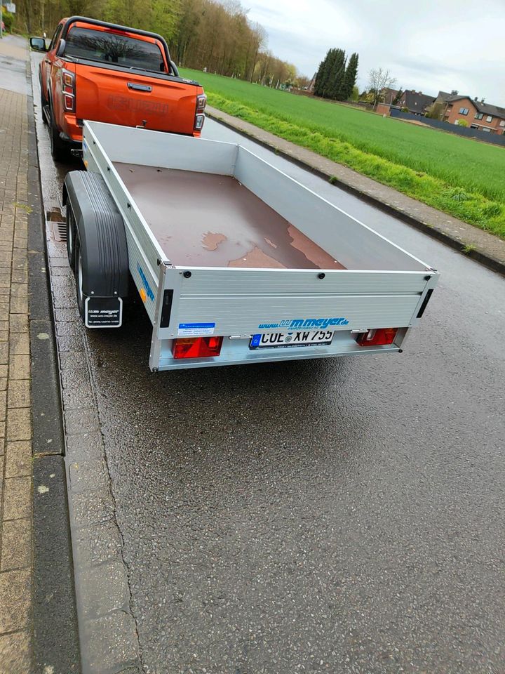 Anhänger Verleih mieten Autotrailer offener Kasten in Dülmen