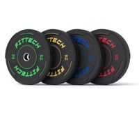 *SET 140kg* Bumper Plates - Hantelscheiben gummiert 50mm |FITTECH Baden-Württemberg - Künzelsau Vorschau