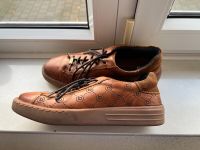 Original Bugatti Schuhe Sneaker Braun Leder Steppung GR 42 Nordrhein-Westfalen - Lage Vorschau