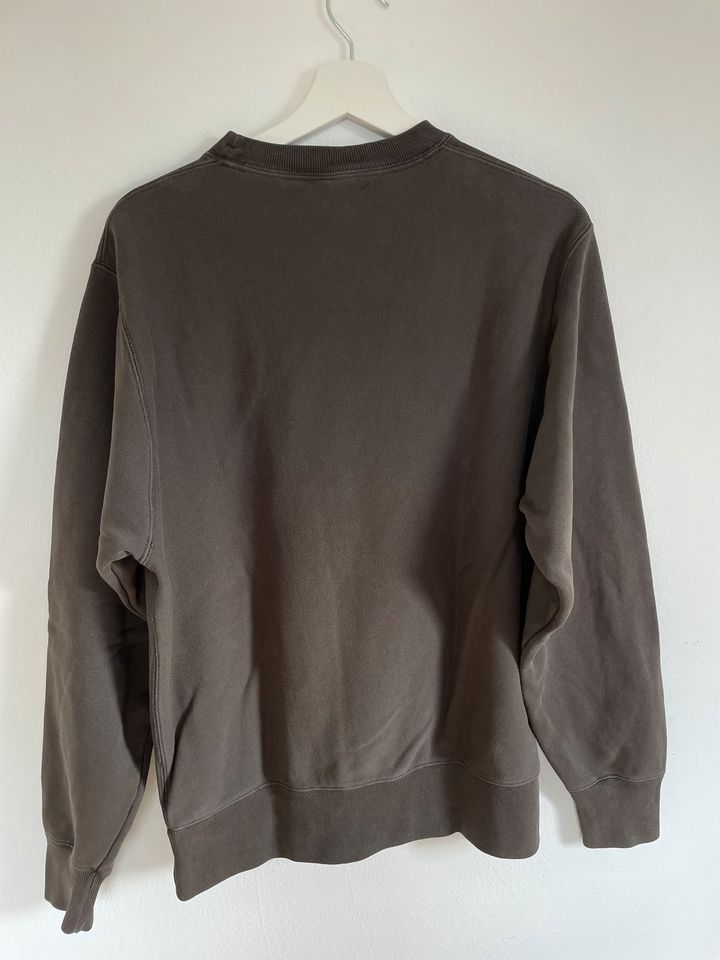 Champion Sweatshirt oliv / braun in Rümpel