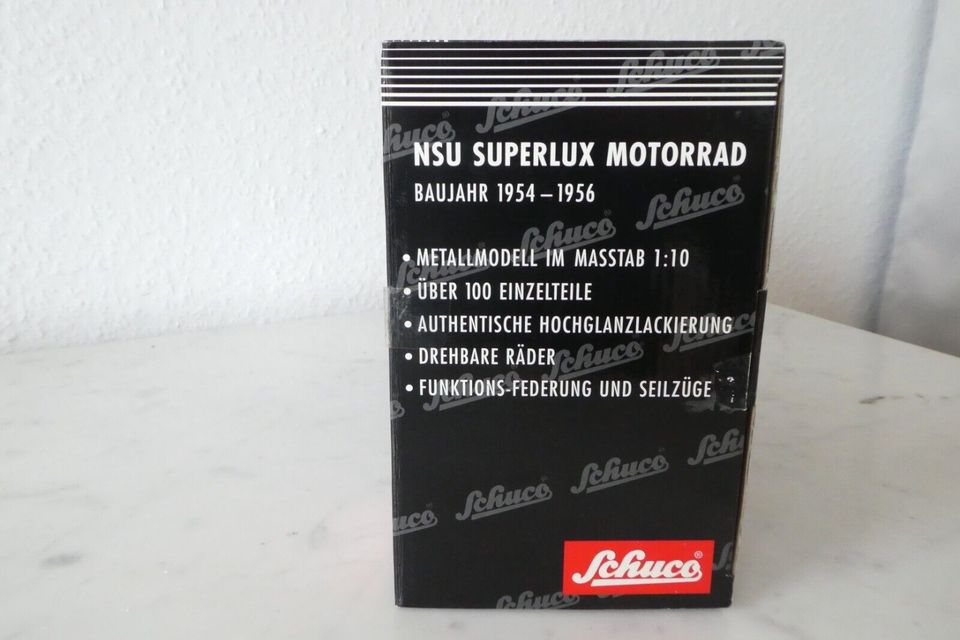 Schuco 1:10 Metall Motorrad Modell NSU in Weimar (Lahn)