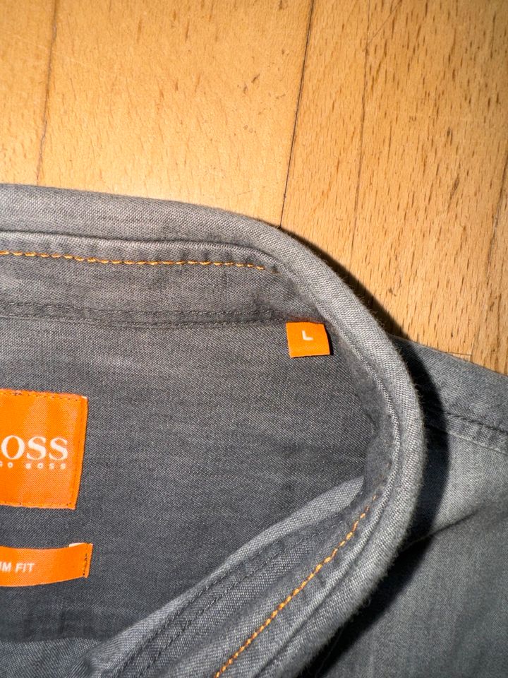 Hugo Boss Orange Hemd grau Größe L in Erfurt