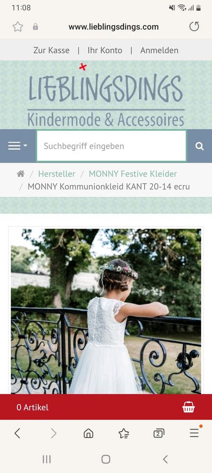 Monny kommunionkleid blumenmädchen Kleid ecru 140 echt hübsch in Frankenthal (Pfalz)