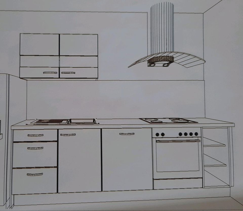 Küchenzeile, Biller (inkl. Geräten), ab sofort verfügbar in Plauen