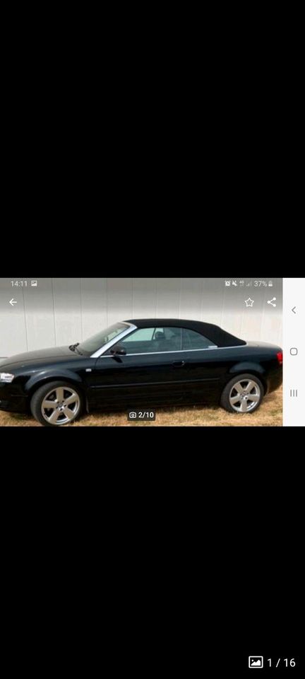 Audi A4 Cabriolet Facelift Top Zustand in Wuppertal