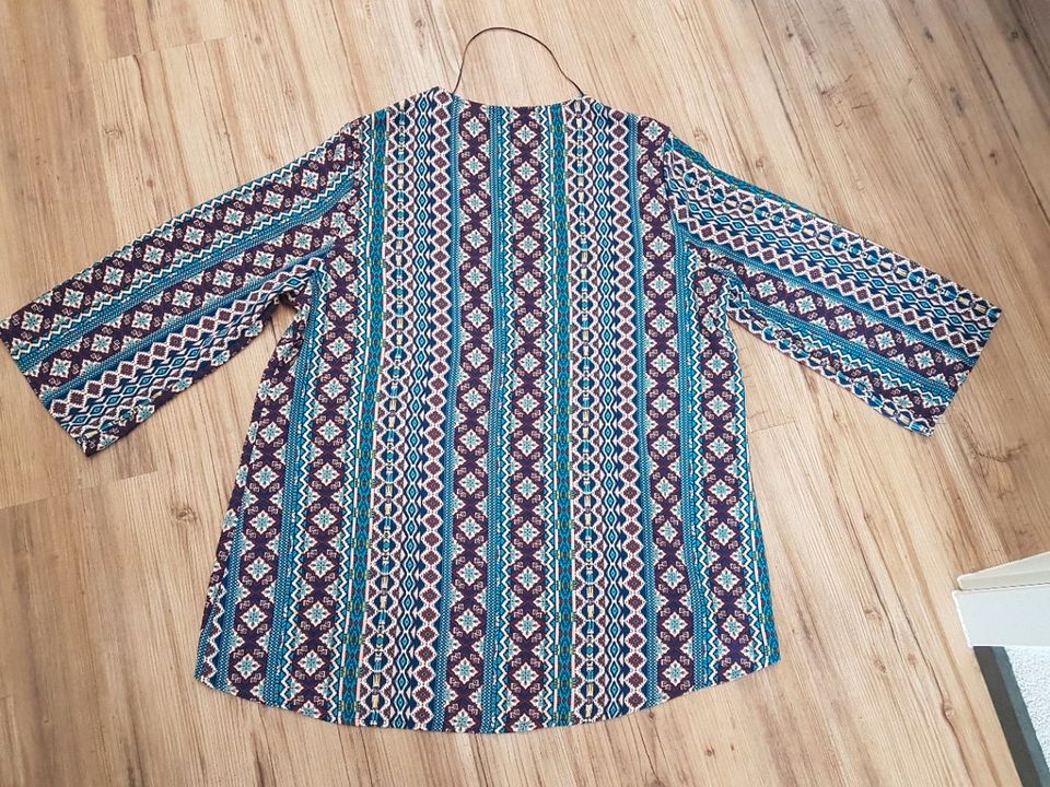 Damen Tunika Longbluse Bluse Shirt Gr. 44 / 46 von encuentro in Baunatal