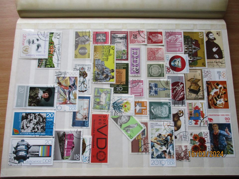 7 x Briefmarkenalben Briefmarkensammlung, Briefmarken. in Kamp-Lintfort
