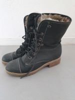 Warme gefütterte Stiefel Stiefelette 38 schwarz Bayern - Babensham Vorschau