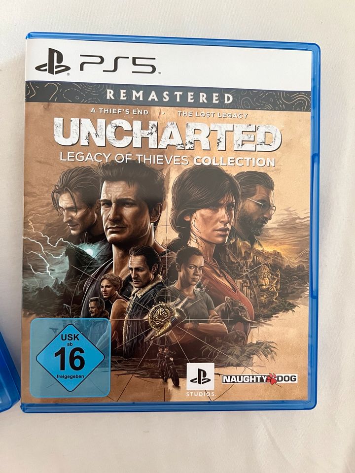 2 PS 5 Spiel Horizon und Uncharted in Griesstätt