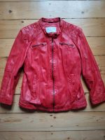 rote weiche Lederjacke Jacke Leder Echtleder rot Biker Berlin - Reinickendorf Vorschau