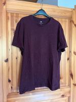 Herren T-Shirt H&M Basic Bordeaux Niedersachsen - Oldendorf (Landkreis Stade) Vorschau