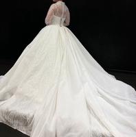 Elegantes Hochzeitskleid mit Glitzer, Perlen und Schnürung Nordrhein-Westfalen - Viersen Vorschau