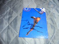 Air Jordan Michael Bulls Basketball Dunking Original Autogramm Hessen - Mühltal  Vorschau