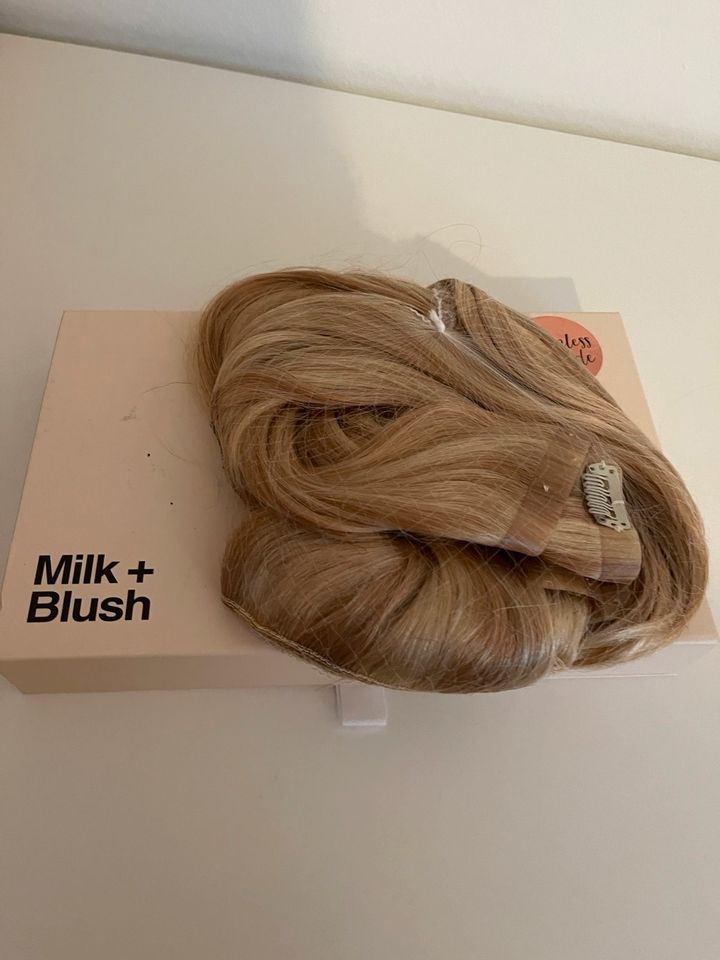 Milk + Blush Extensions Haarverlängerung Clip in Deluxe Echthaar in Greven