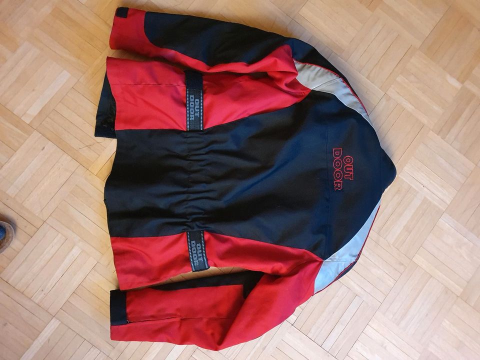 Motorrad Jacke Rot schwarz  Out Door in Dortmund