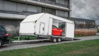 Geschlossener Autotrailer Autotransporter Autoanhänger vermieten Niedersachsen - Staufenberg Vorschau