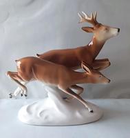 Springenden Rehe  Porzellan Figur aus der DDR. Baden-Württemberg - Urbach Vorschau