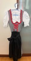 Trachten Dirndl schwarz weiß rot kariert gr. 36 Baumwolle München - Sendling Vorschau