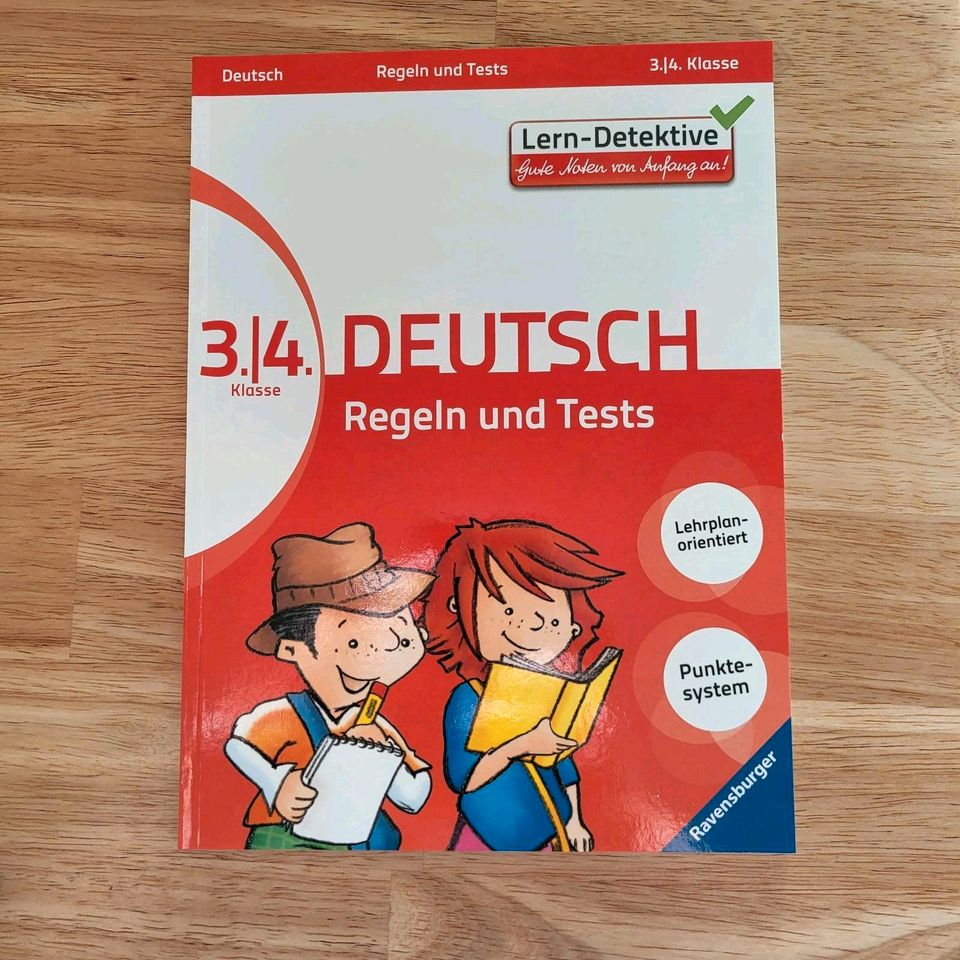 Lern-Detektive Deutsch 3/4 Klasse Regeln und Tests Neu in Grevenbroich