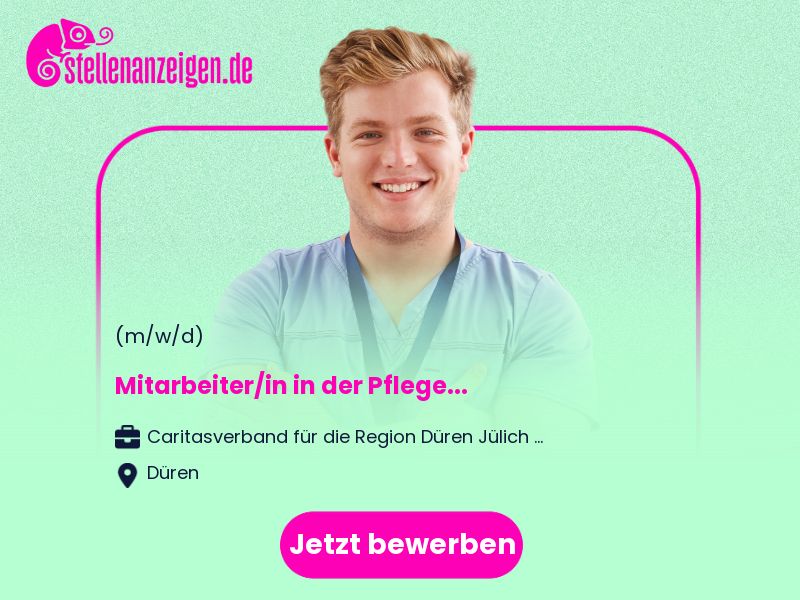 Mitarbeiter/in in der Pflege (m/w/d) in Düren