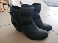 neuwertige Schuhe Stiefeletten Gr. 41 dunkelgrau Hessen - Dornburg Vorschau