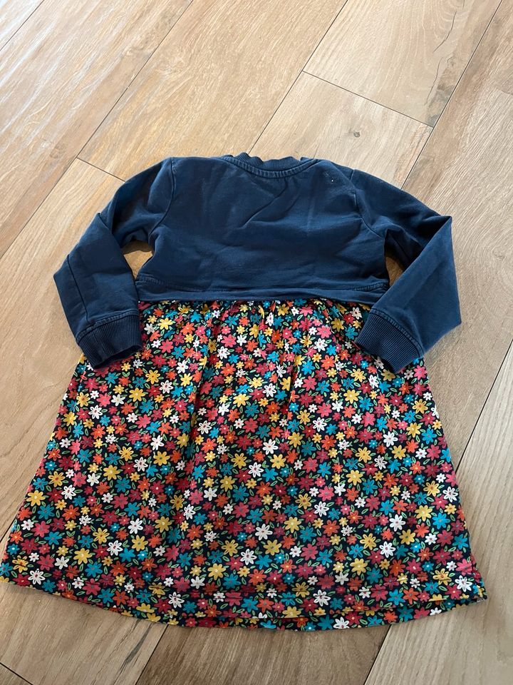 Kleid, frugi, 98/104, Regenbogen und Blumen in Uetersen