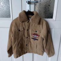 beige Cord Jacke Gr. 128 Übergang Frühjahr Kinder "Fliegerjacke" Bayern - Mainbernheim Vorschau