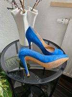 Pumps aus Samt blau Bayern - Augsburg Vorschau