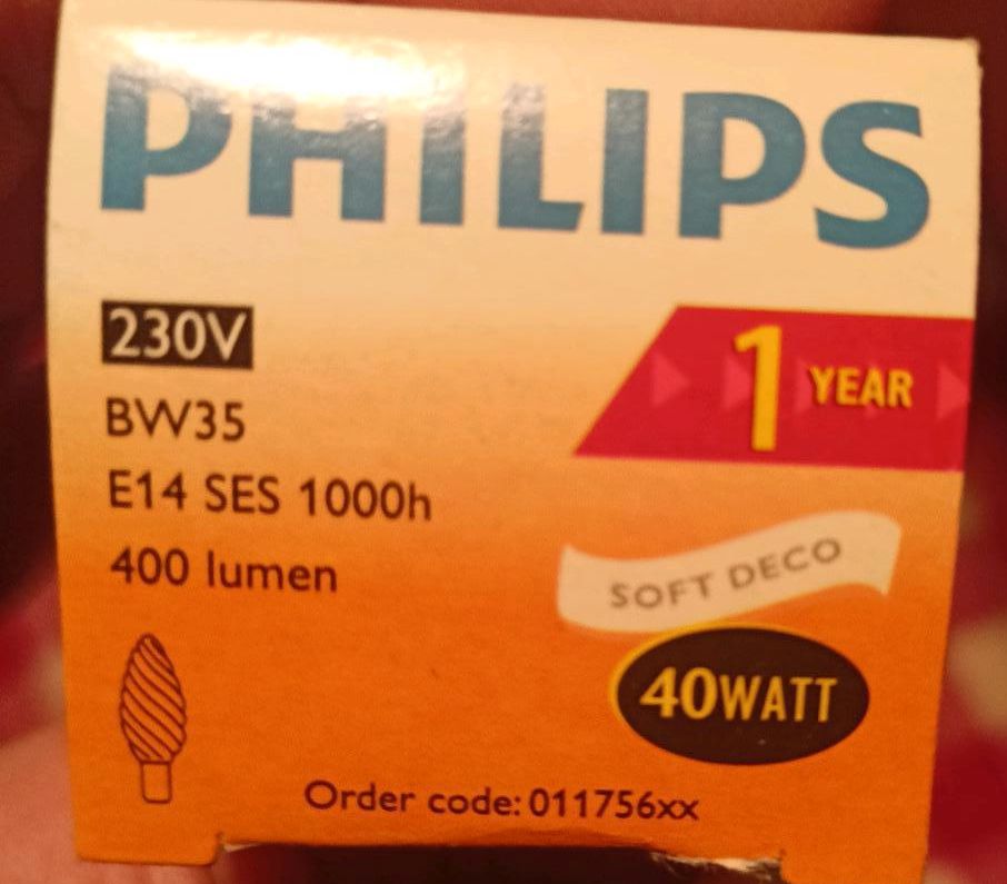 Philips Soft Deko 40w 400lumen kerzenform Lampe Glühbirne Licht in Hamburg