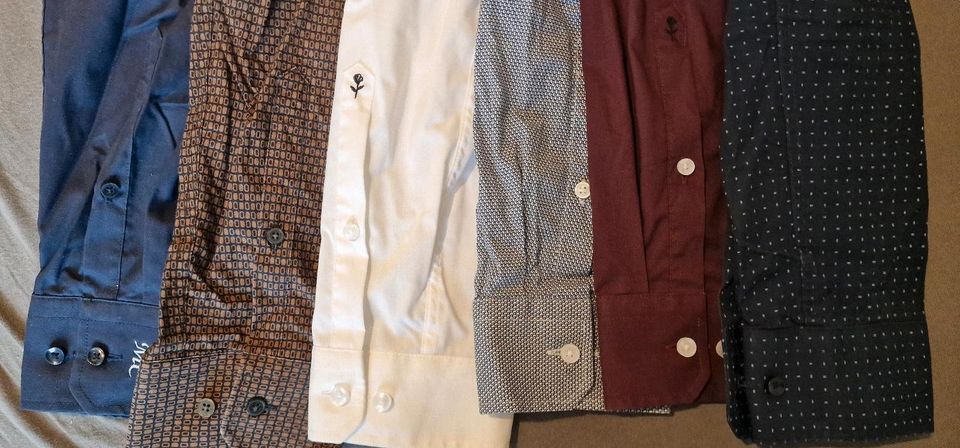 6x extra lange Seidensticker Hemden 42/L slim Fit Set in Overath