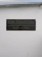 50er Jahre  Werbung Werbe Schild Glas Matth. Zickgraf Pfalz Stuttgart - Bad Cannstatt Vorschau