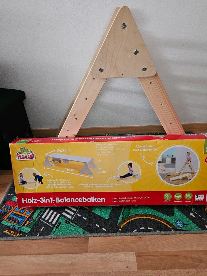 Zu verkaufen Kletterdreieck +noch verpacktes 3in1 balancebalken in Osterholz-Scharmbeck