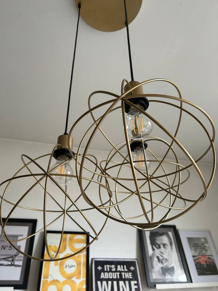 Westwing Lampe Pendelleuchte Gold Top Zustand boho Messing in Dortmund