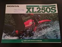 Honda XL250S Prospekt original 1981 top Zustand 6seitig Nordrhein-Westfalen - Schloß Holte-Stukenbrock Vorschau