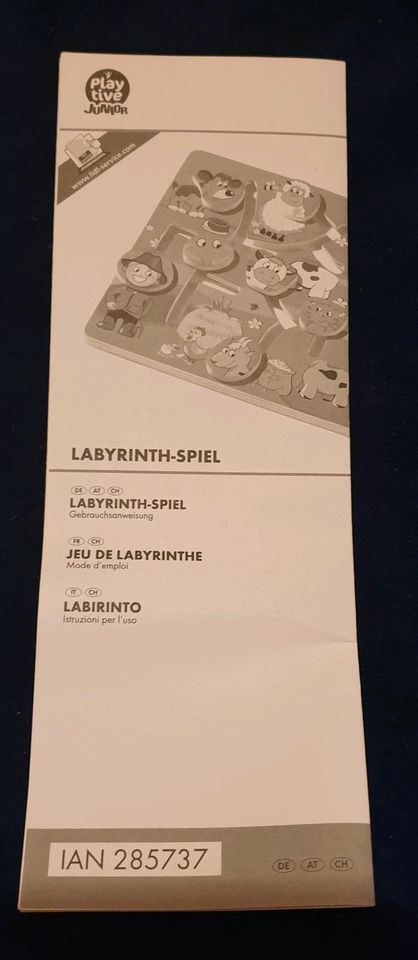 Play tive Labyrinth-Spiel für 2-6 jährige. Aus Echtholz in Poppenhausen