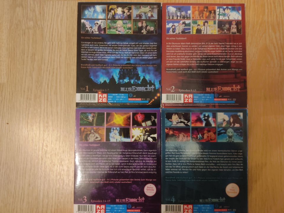 Anime Blue Exorcist - Staffel 1 - Vol. 1-4 - Blu-ray in Dresden