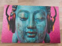 Michael Tarin Buddha mit Kopfhörer Bild 90×60 Wandbild Holz pink Nordrhein-Westfalen - Rheinbach Vorschau