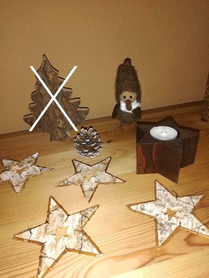 Weihnachtsdeko Holz, Kerzenhalter Stern, Filzspatz, Holztanne in Sachsen -  Aue | eBay Kleinanzeigen ist jetzt Kleinanzeigen