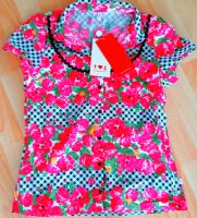 Blutsgeschwister Jersey dress less Bluse Rot Schwarz Kariert Gr:M Hessen - Bad Nauheim Vorschau