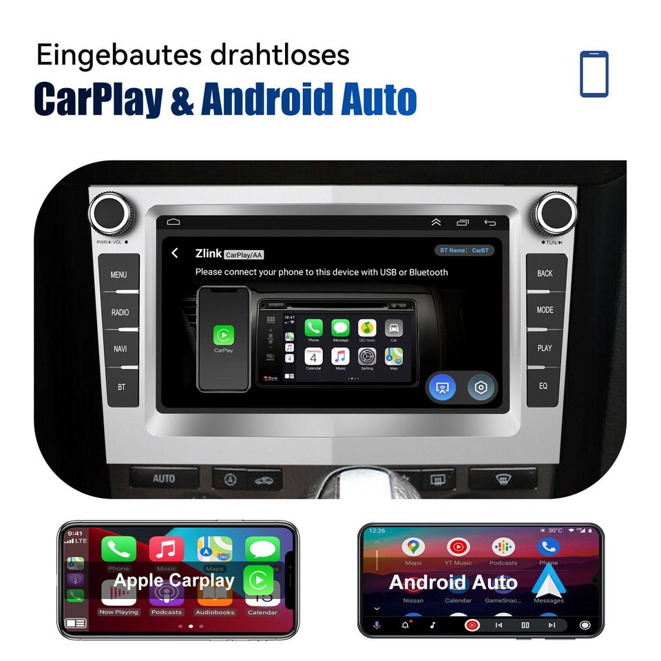 NEU 7 Zoll Android 13 Autoradio GPS NAVIGATION Wifi für Antara Astra Vectra Corsa Zafira Meriva vivara Vivaro Combo Signum Tigra Twin Top CARPLAY in Dortmund