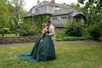 Abendkleid grün mit Perlen Hessen - Dillenburg Vorschau