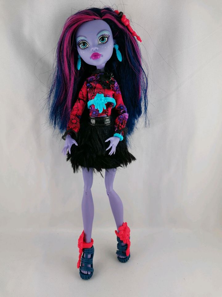 Monster High Puppen Catty Noir & Frankie Stein Basic Lagoona DotD in Oelsnitz / Vogtland